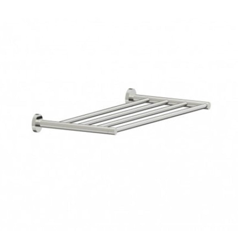 Circo Towel Shelf - Wall Mount - 25" Brass/Polished Nickel