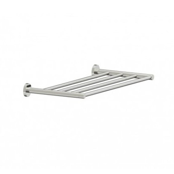 Circo Towel Shelf - Wall Mount - 25" Brass/Polished Nickel