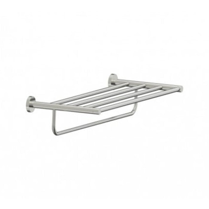 Circo Towel Shelf - Wall Mount - 24" Brass/Brushed Nickel