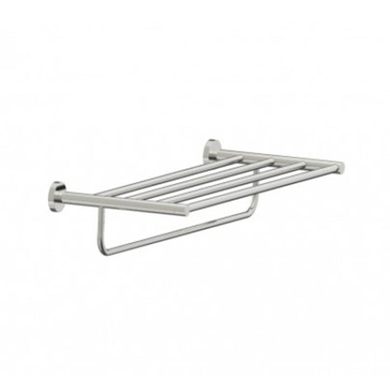 Circo Towel Shelf - Wall Mount - 24" Brass/Polished Nickel