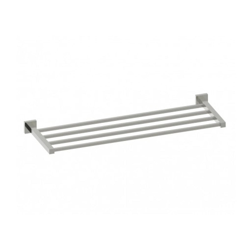 London Towel Shelf - Wall Mount - 24" Brass/Brushed Nickel