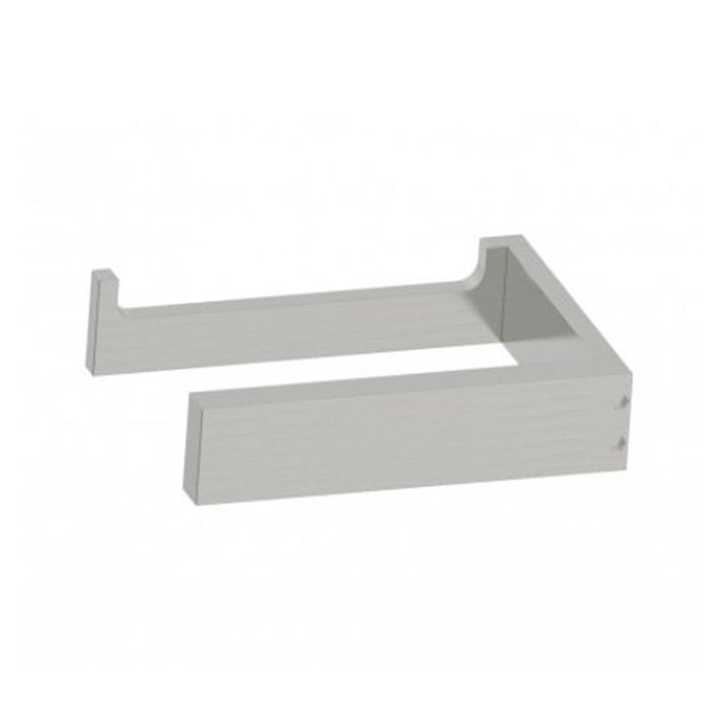 Berlin Solid Back Toilet Paper Holder - Wall Mount - 6" Brass/Brushed Nickel