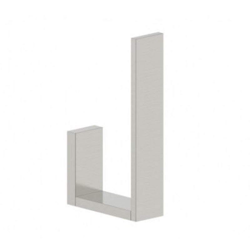 Berlin Spare Toilet Paper Holder - Wall Mount - 6" Brass/Brushed Nickel