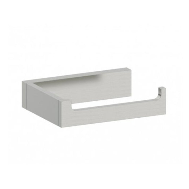 Berlin Toilet Paper Holder - Wall Mount - 6" Brass/Brushed Nickel