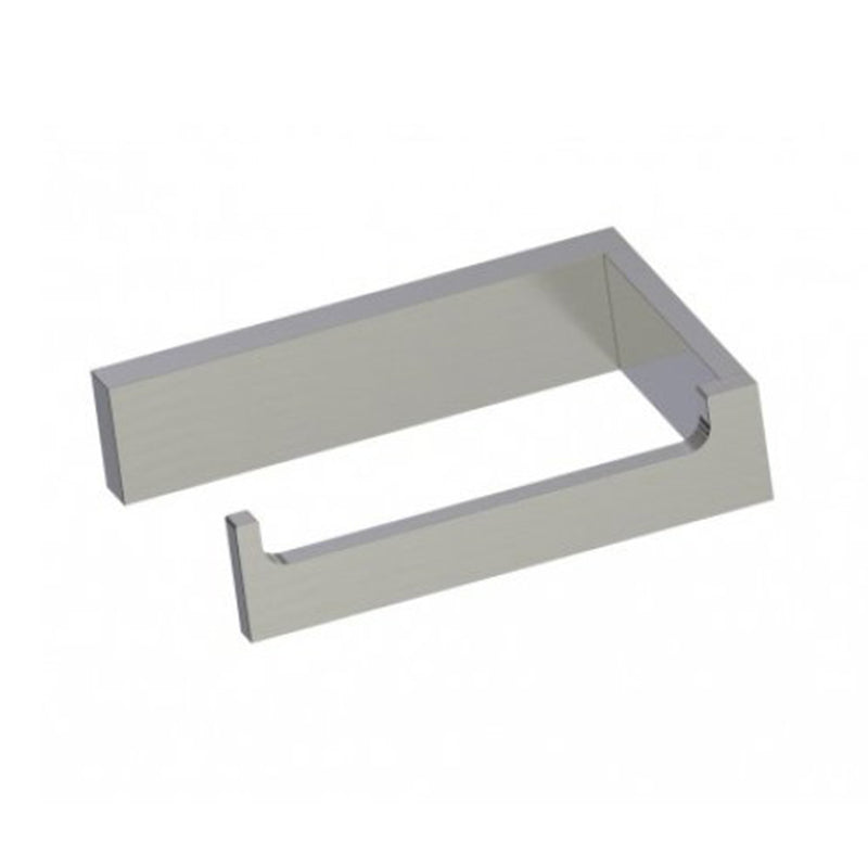 Berlin Left Toilet Paper Holder - Wall Mount - 6" Brass/Brushed Nickel