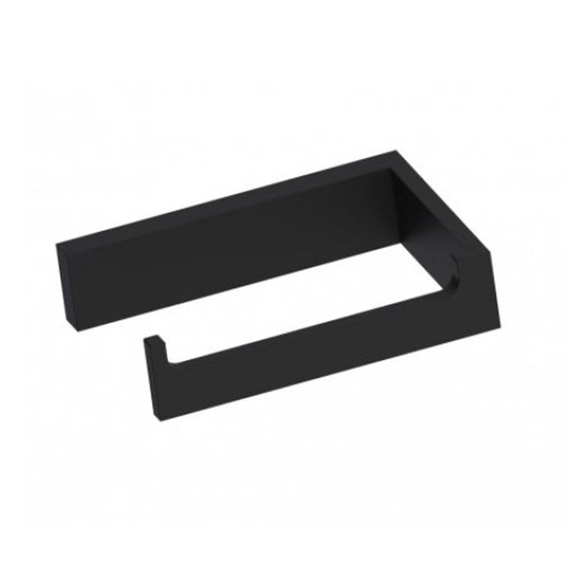 Berlin Left Toilet Paper Holder - Wall Mount - 6" Brass/Matt Black