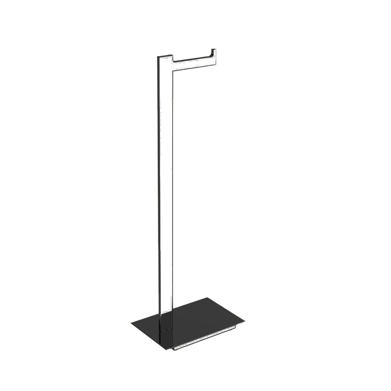 Berlin Toilet Paper Holder - Free Standing - 26" Brass/Matt Black