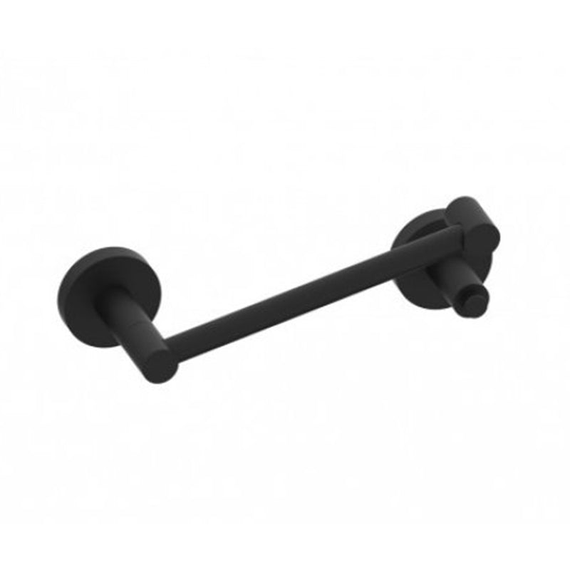 Circo Pivot Toilet Paper Holder - Wall Mount - 7" Brass/Matt Black