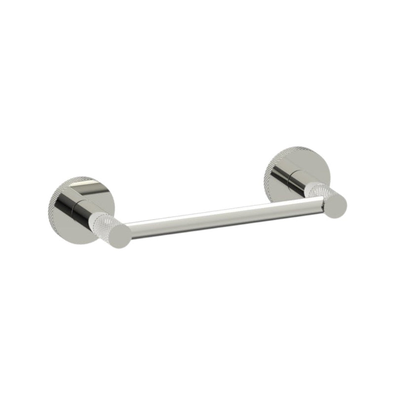 Circo Knurled Pivot Toilet Paper Holder - Wall Mount - 7" Brass/Polished Nickel