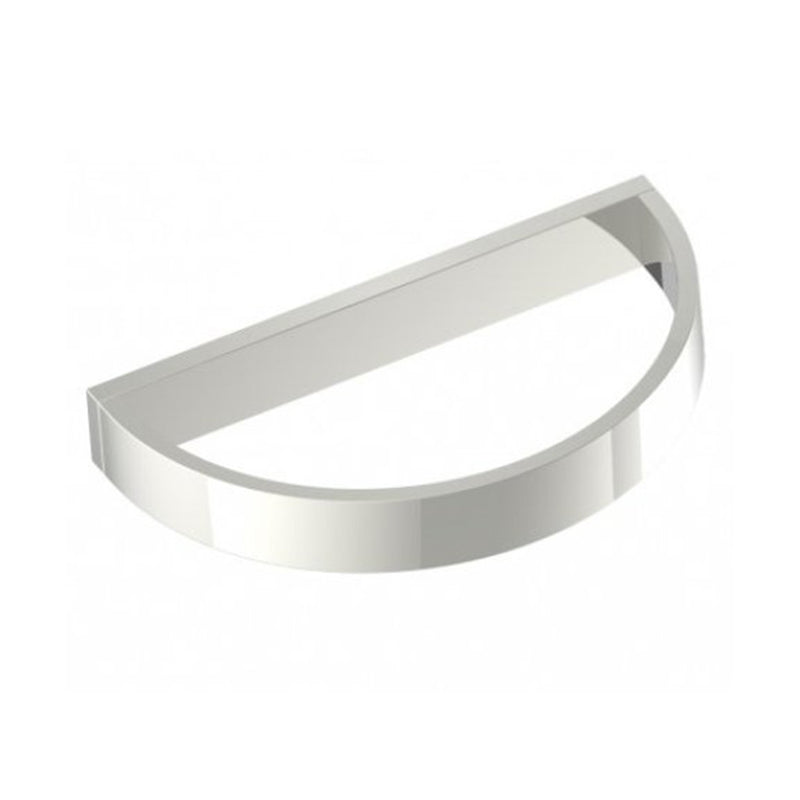 Berlin Half Moon Towel Ring - Wall Mount - 10" Brass/Polished Nickel