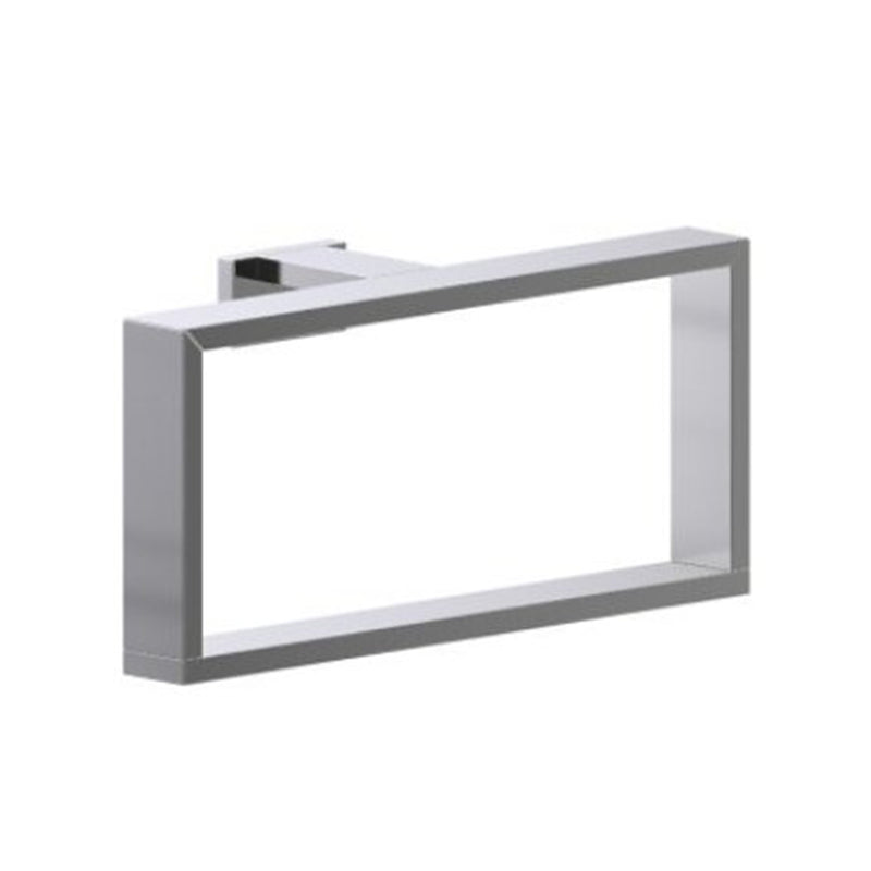 Berlin Rectangular Towel Ring - Wall Mount - 12" Brass/Brushed Nickel