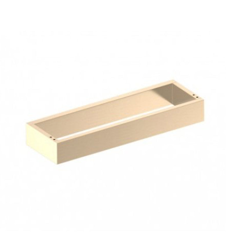 Berlin Rectangular Towel Ring - Wall Mount - 10" Brass/Brushed Brass