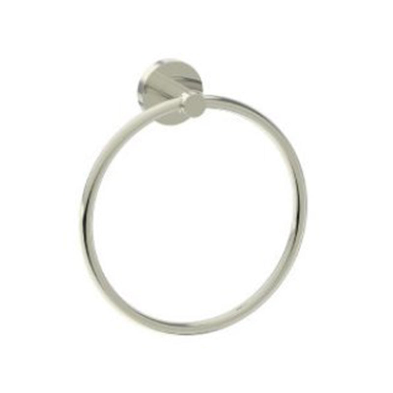 Circo Towel Ring - Wall Mount - 7" Brass/Polished Nickel