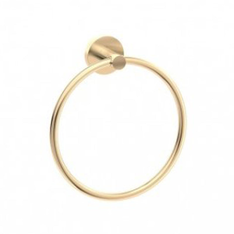 Circo Towel Ring - Wall Mount - 7" Brass/Brushed Brass