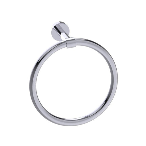 Oslo Towel Ring - Wall Mount - 8" Brass/Polished Chrome
