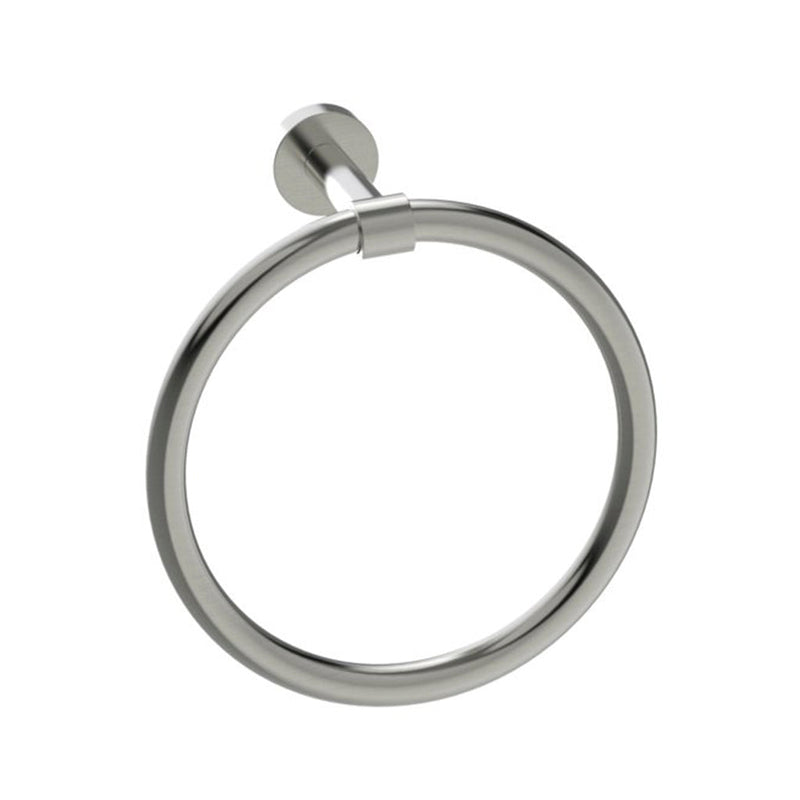 Oslo Towel Ring - Wall Mount - 8" Brass/Brushed Nickel