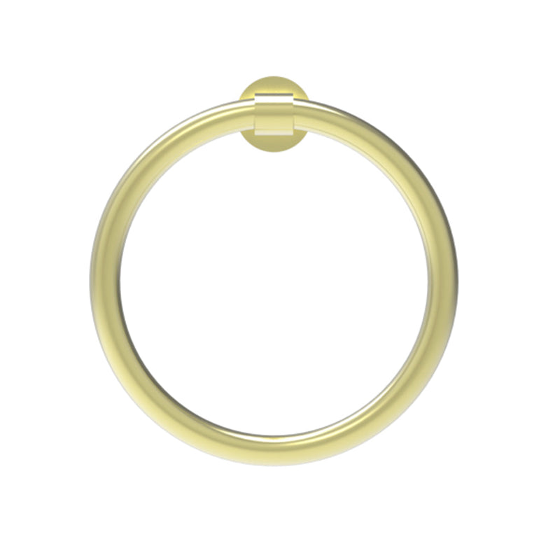 Oslo Towel Ring - Wall Mount - 8" Brass/Brushed Brass