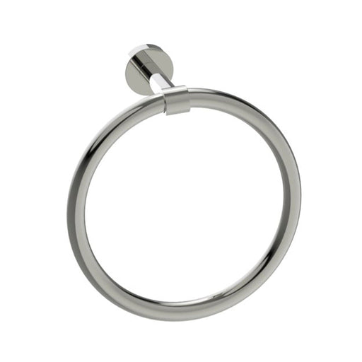 Oslo Towel Ring - Wall Mount - 8" Brass/Polished Nickel