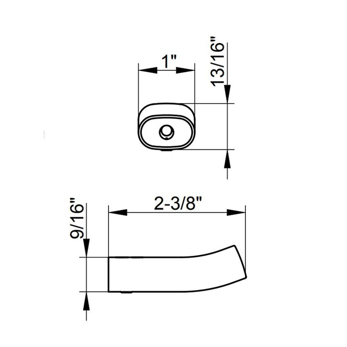 Edition 400 Single Hook - Wall Mount - 3" Brass/Polished Chrome