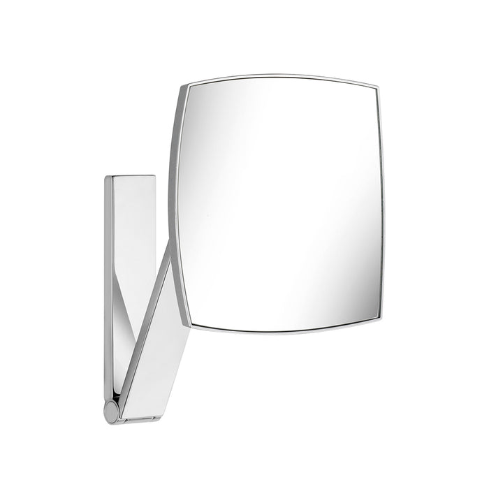 iLook Move 5x Make-Up Mirror - Wall Mount - 8" Brass/Polished Chrome