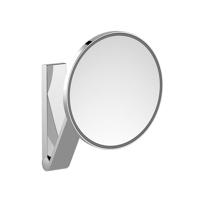 iLook Move 5x Led Make-Up Mirror - Wall Mount - 9" Brass/Polished Chrome
