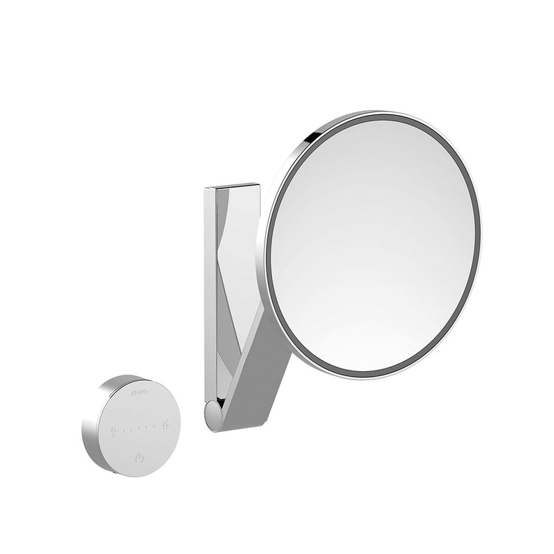 iLook Move 5x Led Make-Up Mirror - Wall Mount - 9" Brass/Polished Chrome
