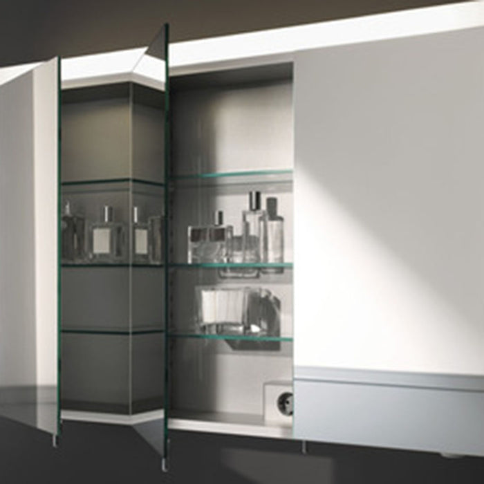 Edition 400 Led Light Medicine Cabinet - Wall Mount - 56" Glass/Aluminum