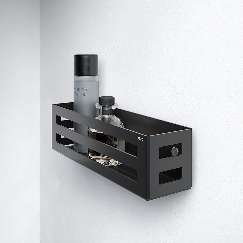 Universal Shower Basket - Wall Mount - 13" Aluminum/Matte Black