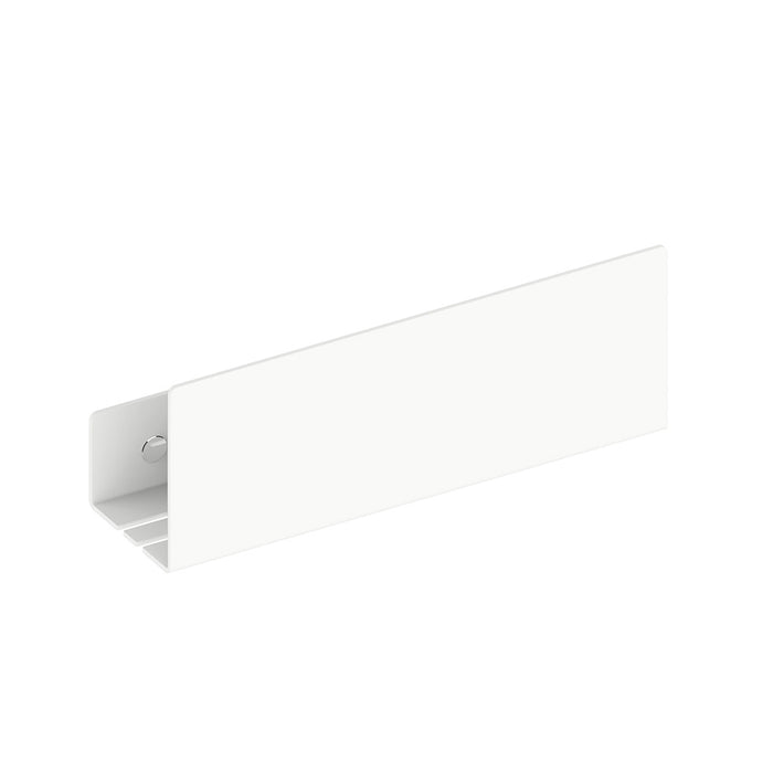 Universal Shower Shelf - Wall Mount - 13" Aluminum/Matte White