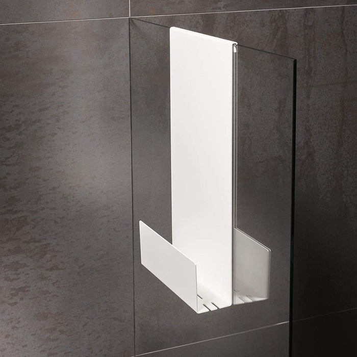 Universal Shower Shelf - Hang-Up - 13" Aluminum/Matte White
