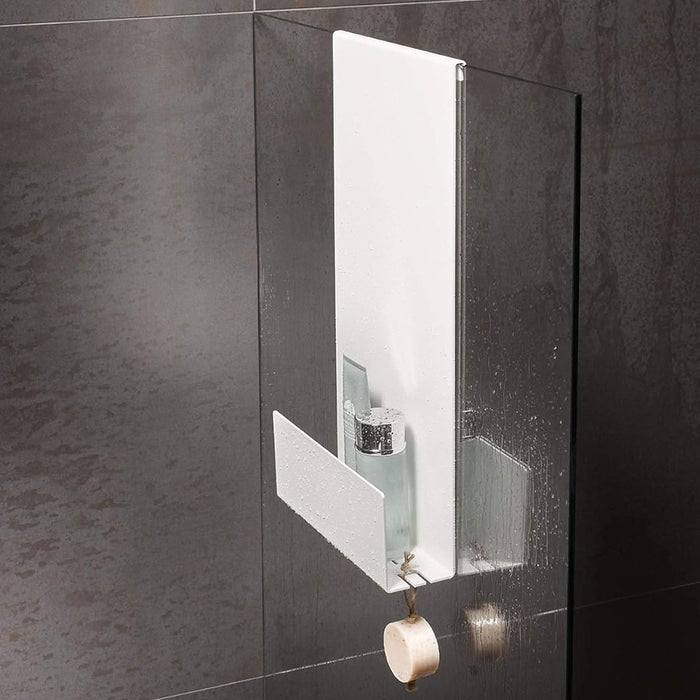 Universal Shower Shelf - Hang-Up - 13" Aluminum/Matte White