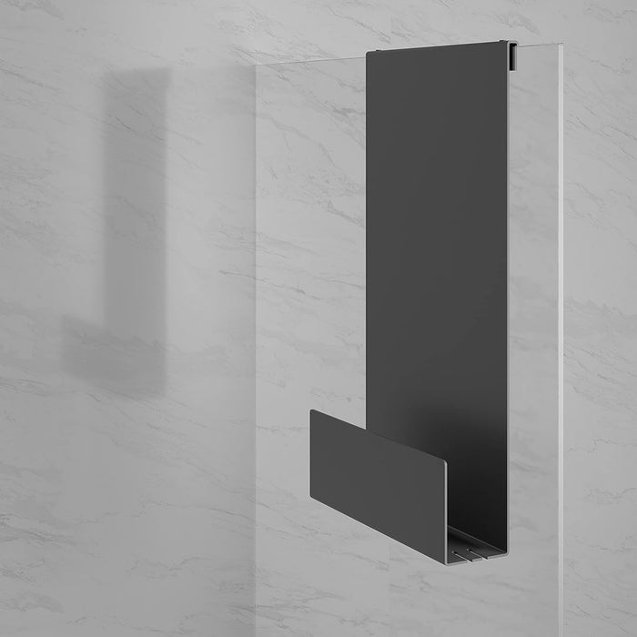 Universal Shower Shelf - Hang-Up - 13" Aluminum/Matte Black