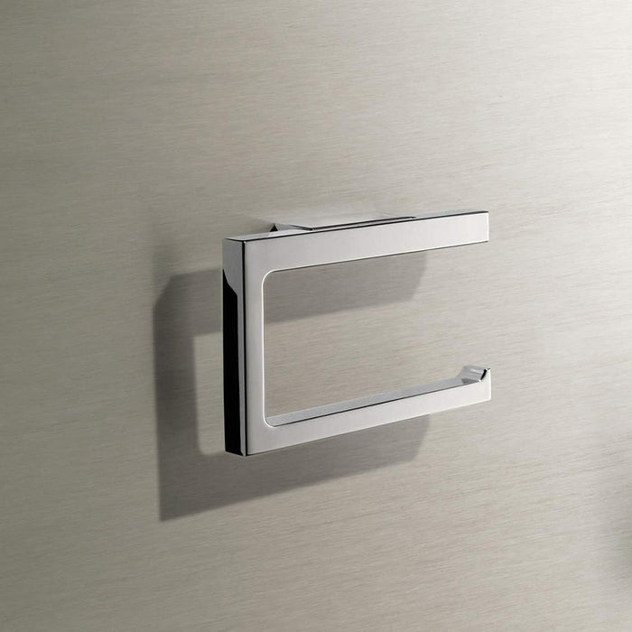 Edition 11 Toilet Paper Holder - Wall Mount - 6" Brass/Polished Chrome