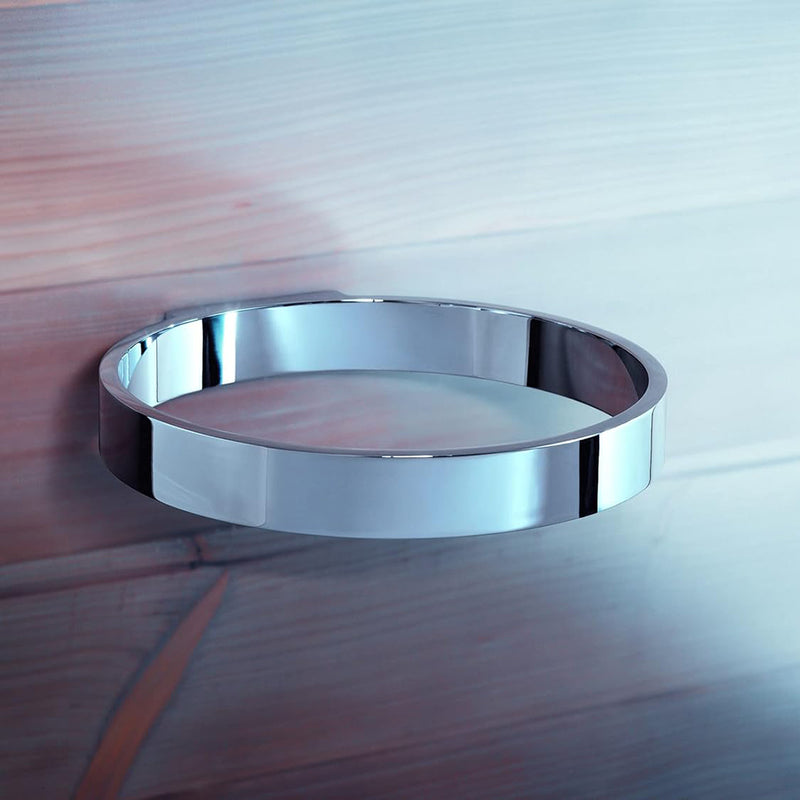 Edition 300 Towel Ring - Wall Mount - 8" Brass/Polished Chrome (Final Sale)