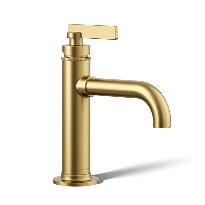 Castia™ By Studio Mcgee Bathroom Faucet - Single Hole - 9" Brass/Brushed Brass
