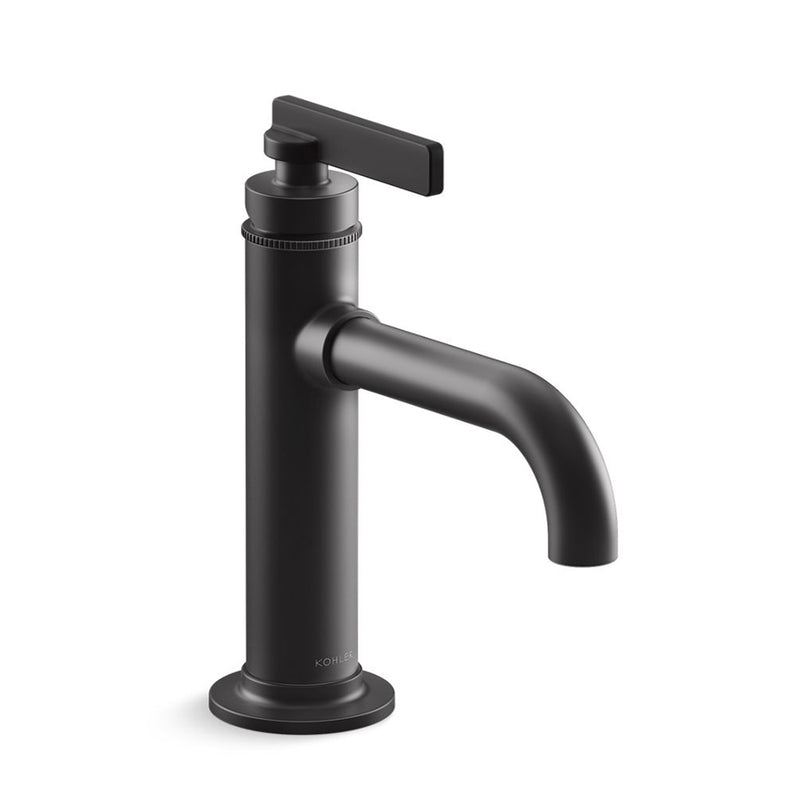 Castia™ By Studio Mcgee Bathroom Faucet - Single Hole - 9" Brass/Matt Black