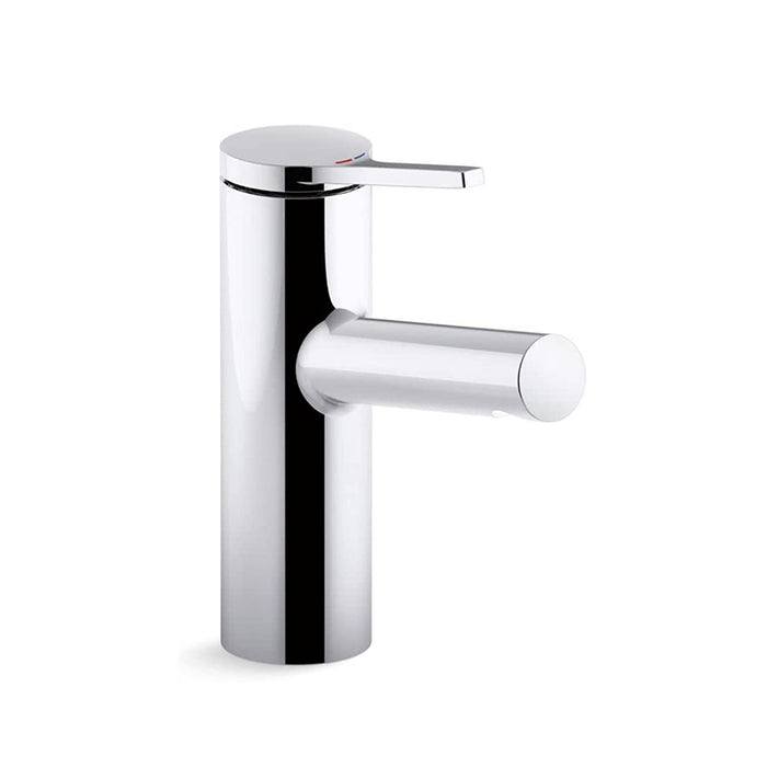 Elate Bathroom Faucet - Single Hole - 7" Brass/Polished Chrome