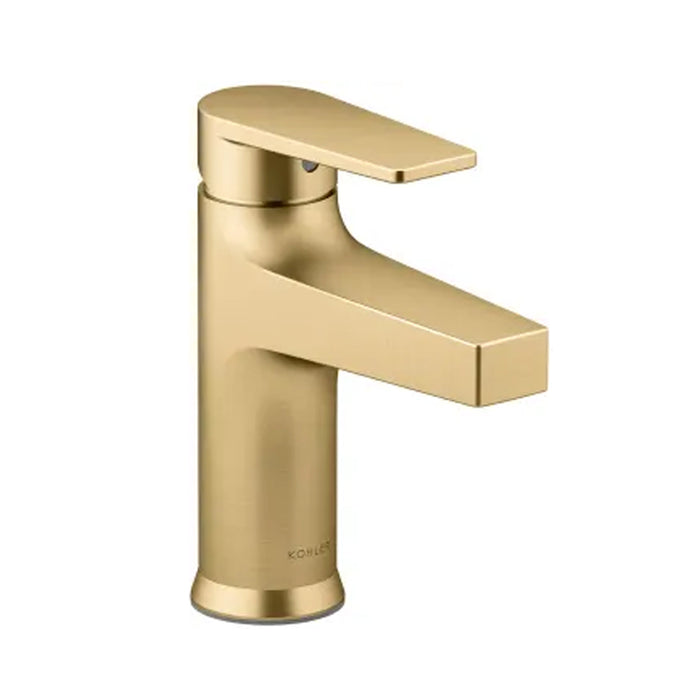 Taut Bathroom Faucet - Single Hole - 7" Brass/Brushed Brass