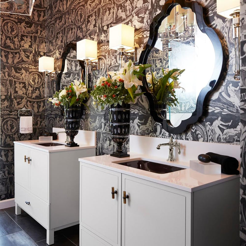 Caxton Rectangular Bathroom Sink - Under Mount - 21" Vitreous China/Black - Last Unit Special Offer