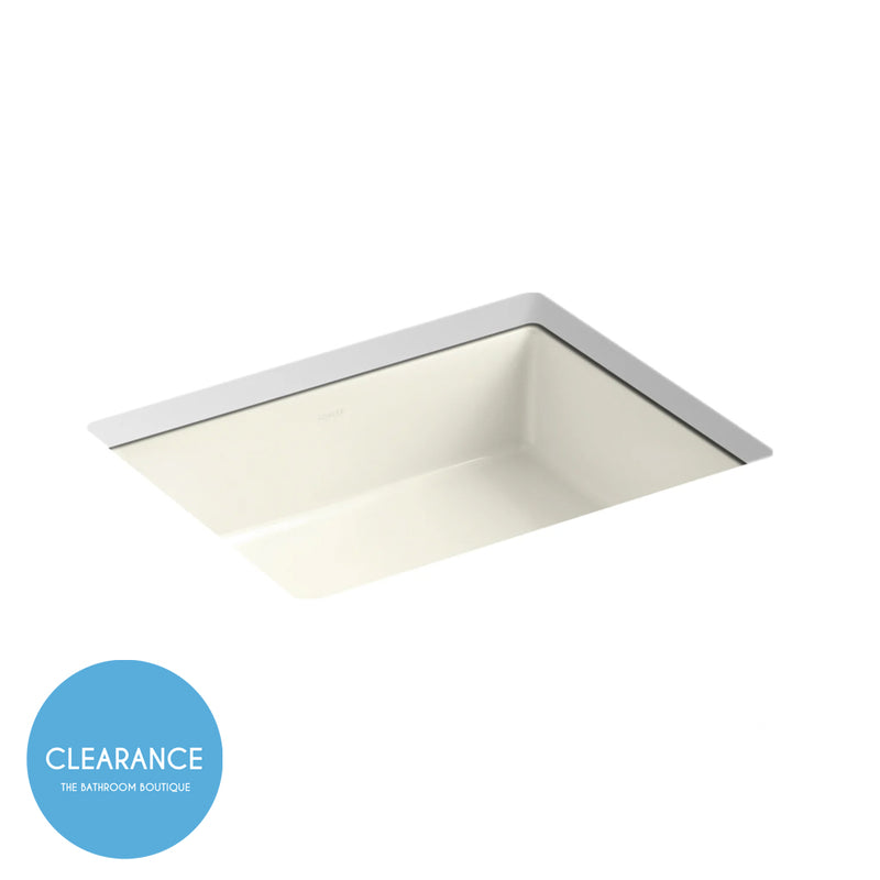 Verticyl Rectangular Bathroom Sink - Under Mount - 20" Vitreous China/Biscuit (Final Sale)