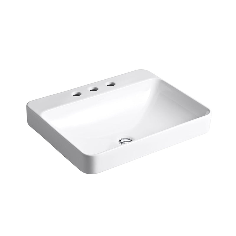 Vox Bathroom Sink - Drop-In Or Vessel - 23" Vitreous China/White - Last Unit Special Offer