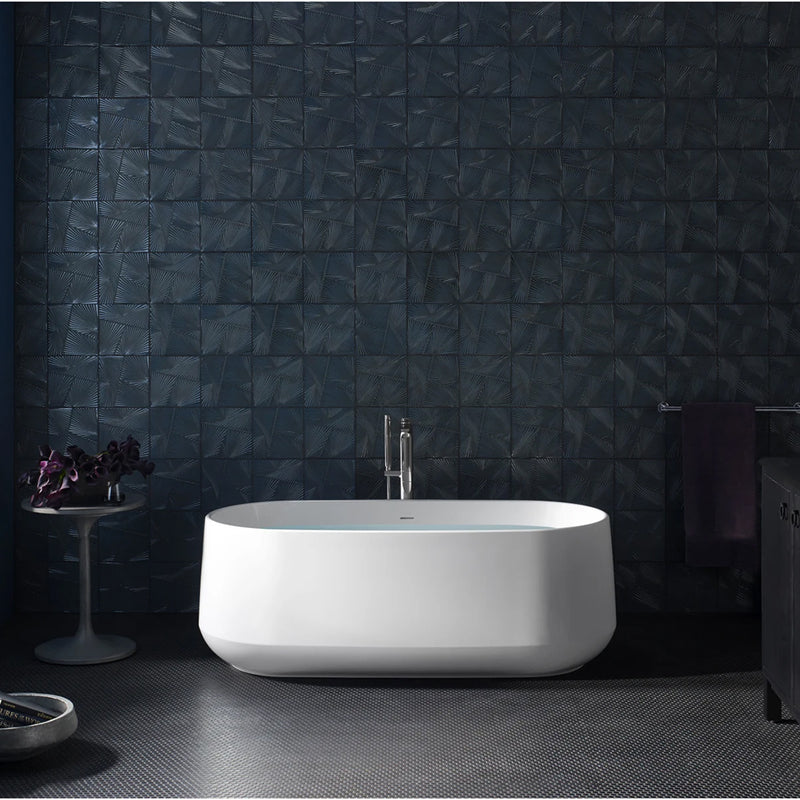 Ceric Bathtub - Free Standing - 66" Acrylic/White