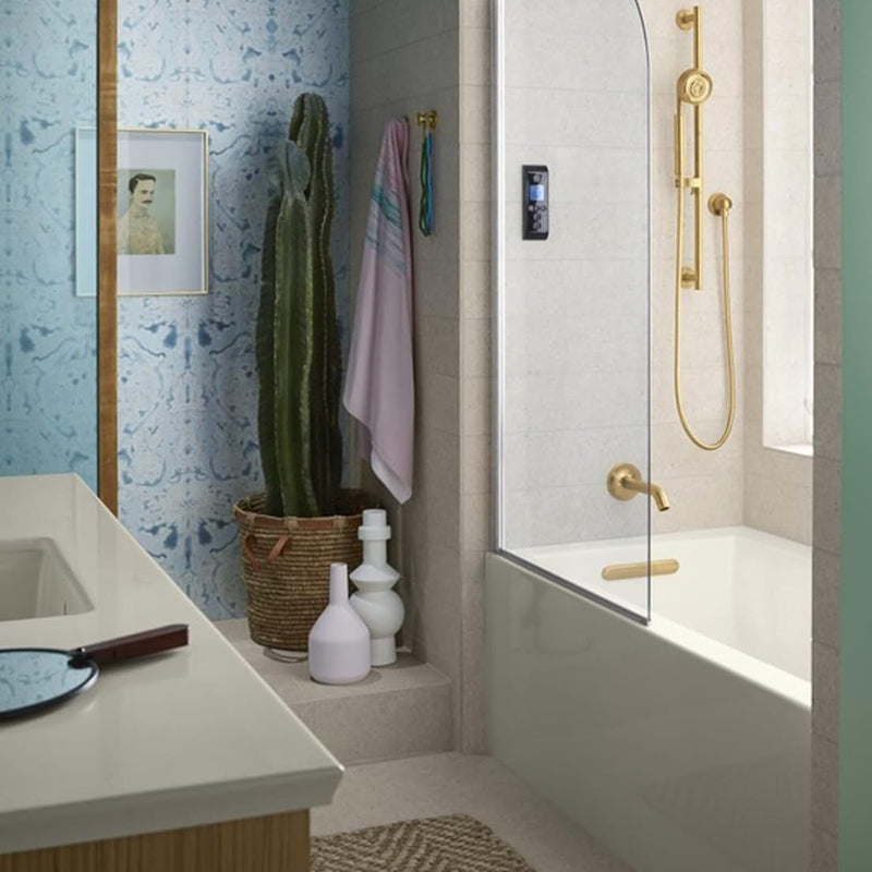 Underscore Left Drain Bathtub - Alcove - 60" Acrylic/White