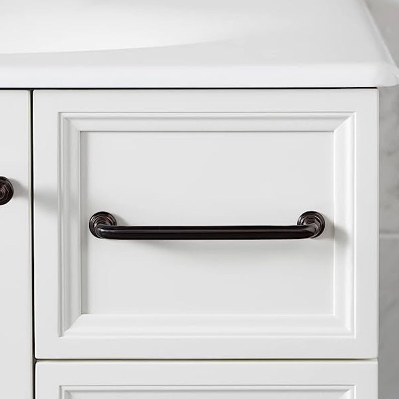 Artifacts Cabinet Pull Handle - Cabinet Mount - 7" Brass/Polished Nickel