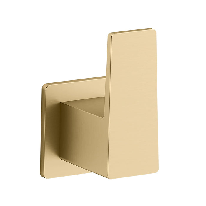 Honesty Single Hook - Wall Mount - 2" Brass/Brushed Brass