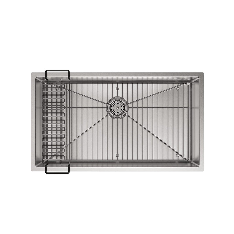 Strive Single Bowl Kitchen Sink - Under Mount - 32" Stainless Steel/Brushed Stainless Steel