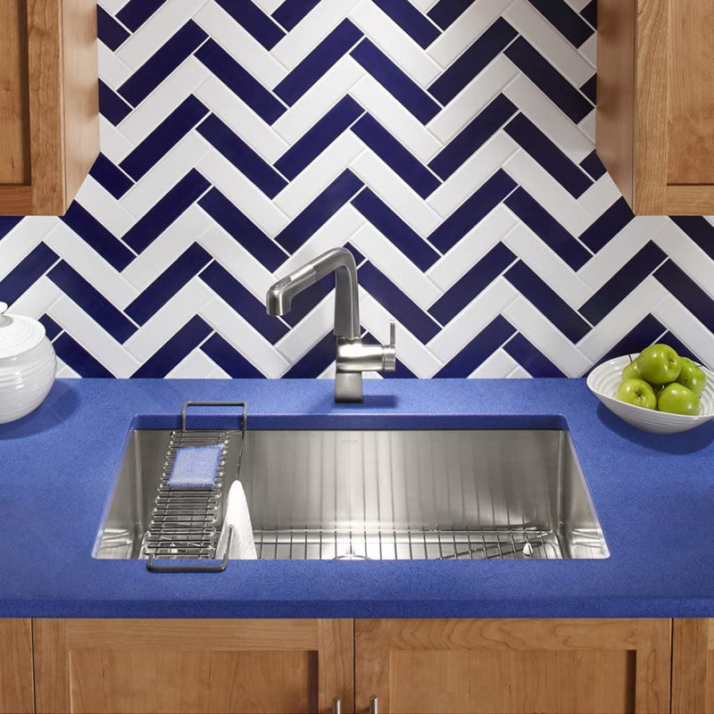 Strive Single Bowl Kitchen Sink - Under Mount - 32" Stainless Steel/Brushed Stainless Steel