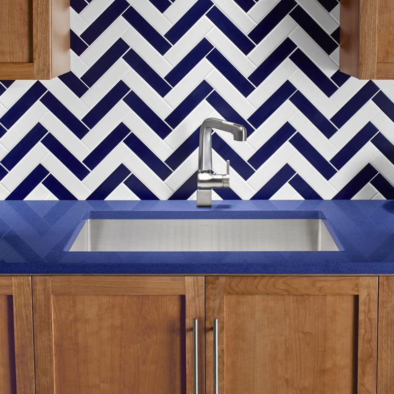 Strive Single Bowl Kitchen Sink - Under Mount - 35" Stainless Steel/Brushed Stainless Steel