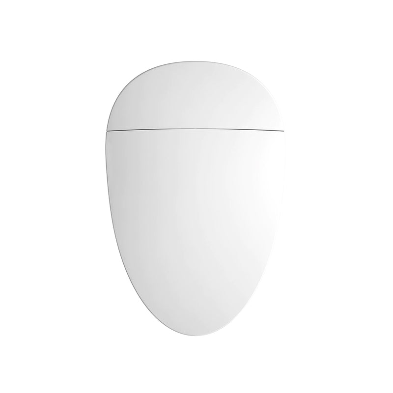 Veil One Piece Compact Elongated Dual Flush Smart Toilets - Floor Mount - 18" Vitreous China/White