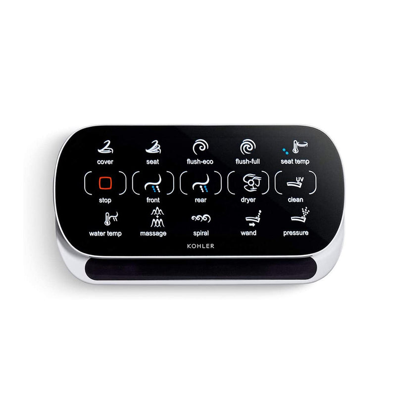 Veil One Piece Compact Elongated Dual Flush Smart Toilets - Floor Mount - 18" Vitreous China/White